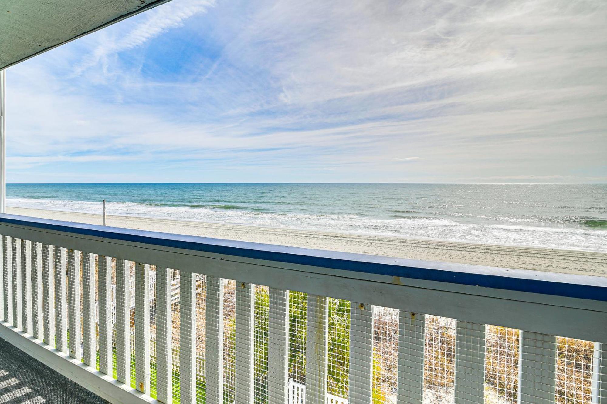 On-The-Beach Escape Oceanfront In Surfside! Myrtle Beach Exterior foto