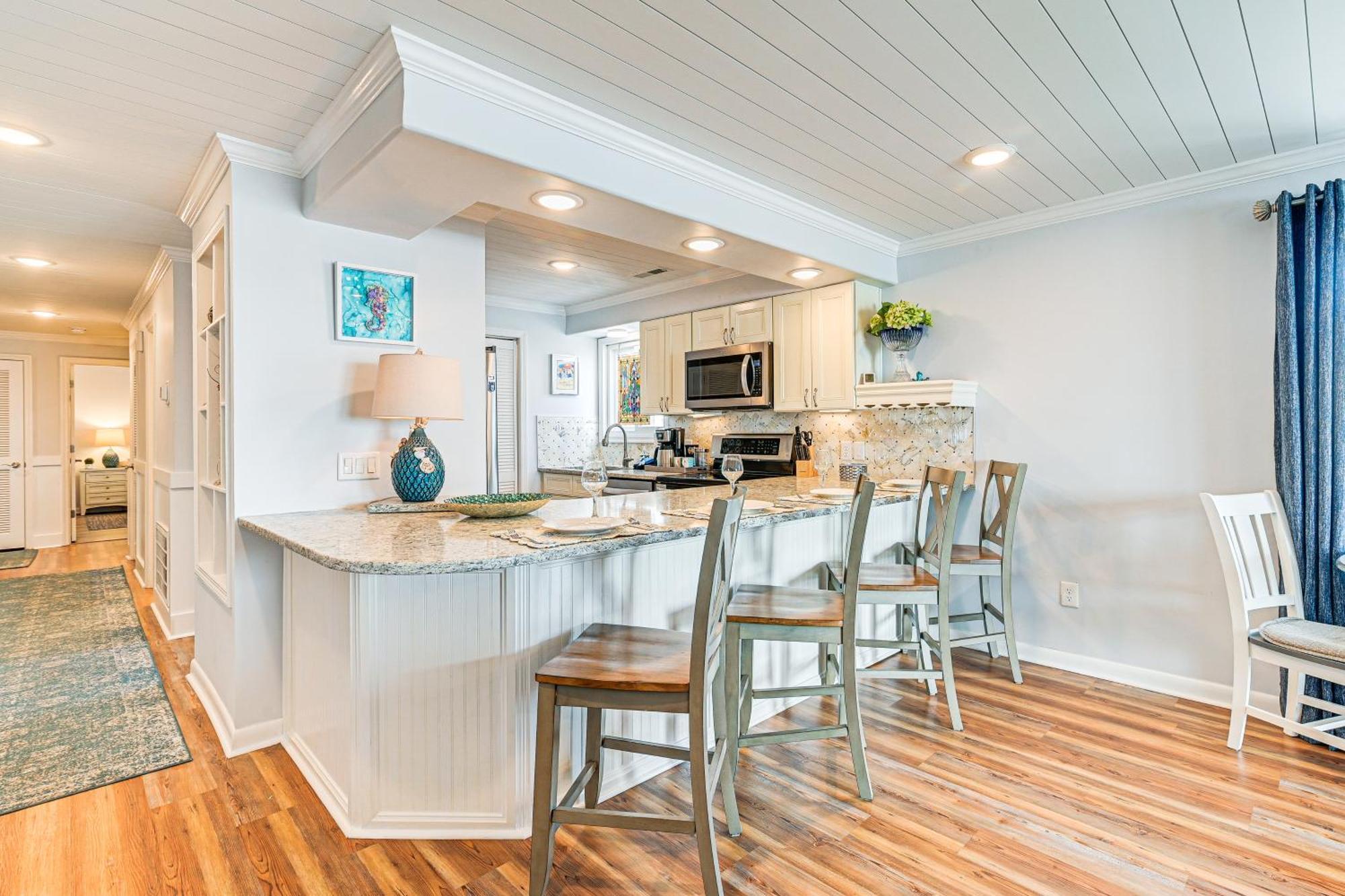 On-The-Beach Escape Oceanfront In Surfside! Myrtle Beach Exterior foto